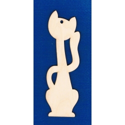 Zakładka,zawieszka kot 16,5x5,5cm  ( nr.1) zawieszka kot